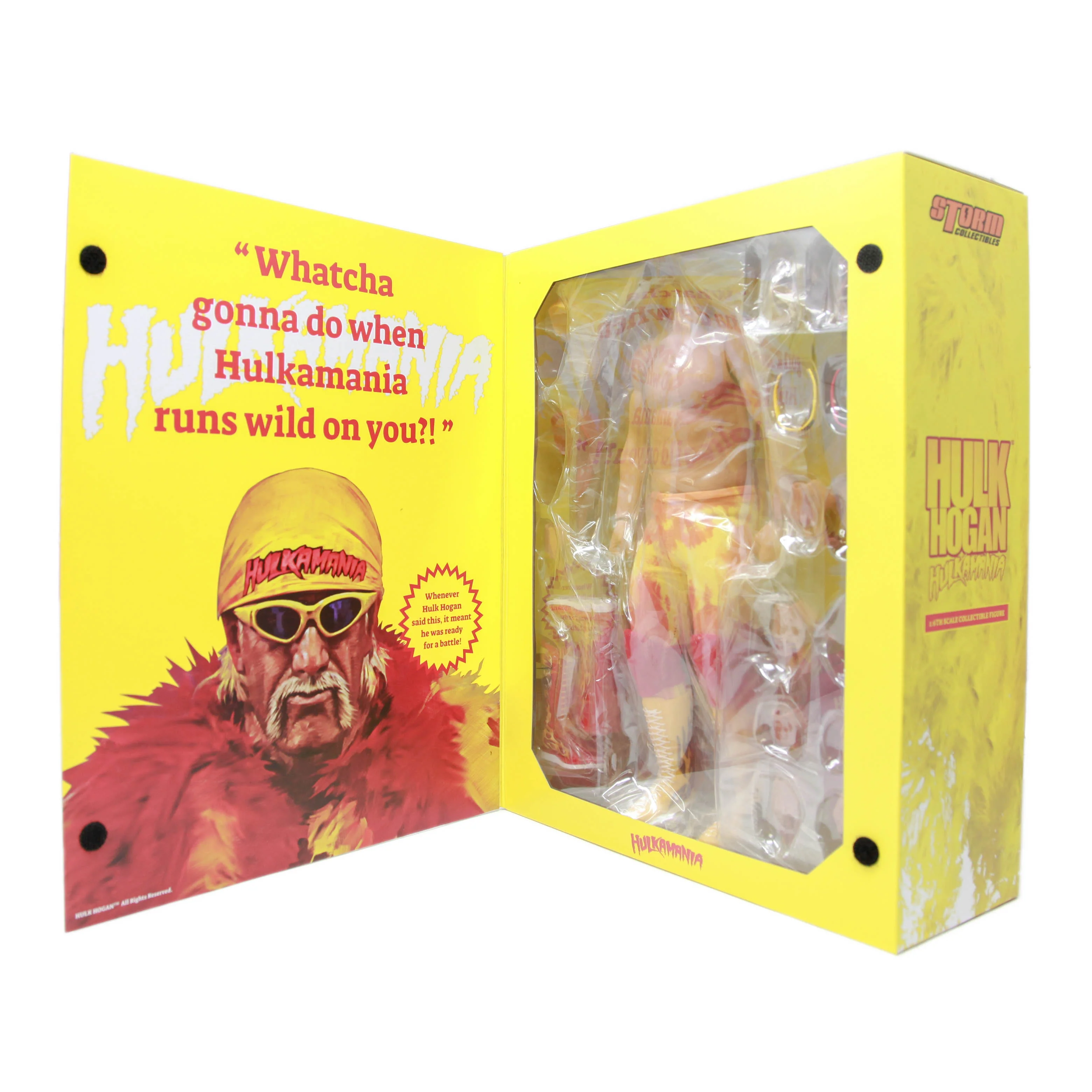 Signed 2018 1:6 Scale Hulk Hogan Storm Figure - Image 2