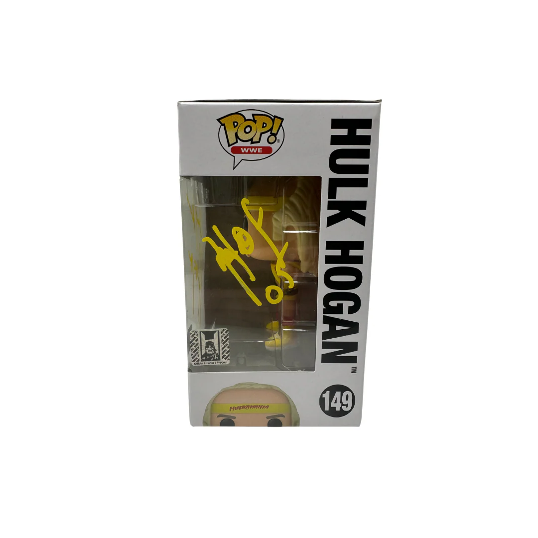 Signed Hulk Hogan Hulkamania Funko Pop! #149 - Image 2