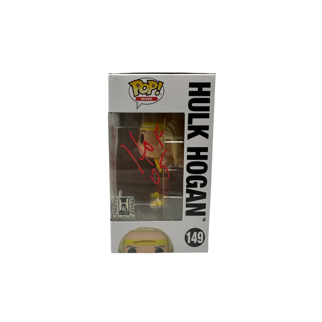 Signed Hulk Hogan Hulkamania Funko Pop! #149 - Image 3